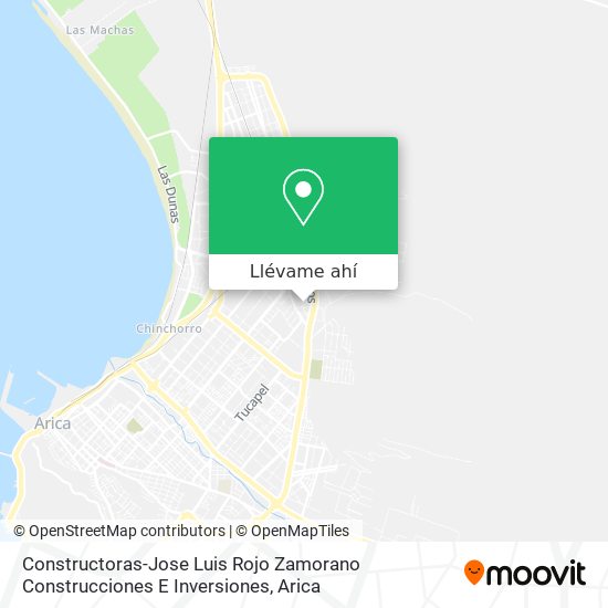 Mapa de Constructoras-Jose Luis Rojo Zamorano Construcciones E Inversiones
