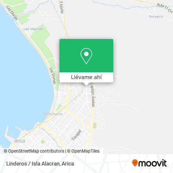 Mapa de Linderos / Isla Alacran