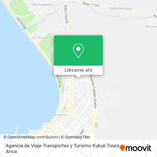 Mapa de Agencia de Viaje-Transportes y Turismo Kukuli Tours
