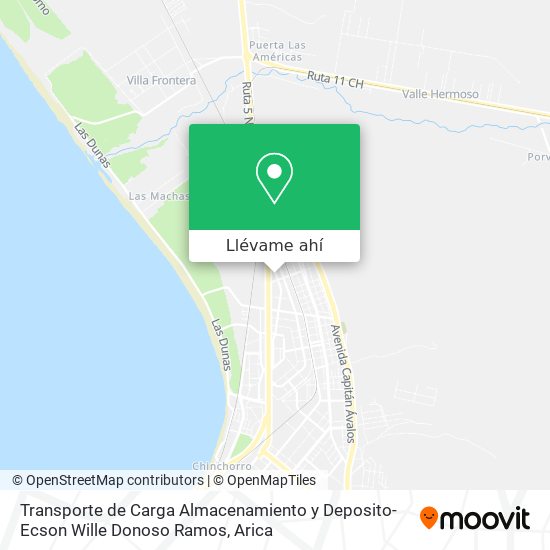 Mapa de Transporte de Carga Almacenamiento y Deposito-Ecson Wille Donoso Ramos