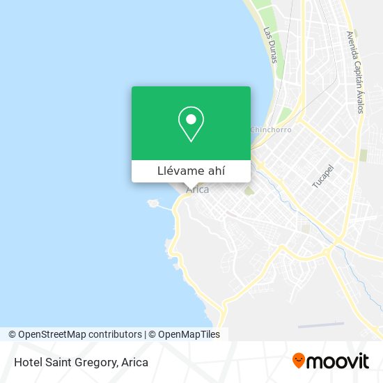 Mapa de Hotel Saint Gregory