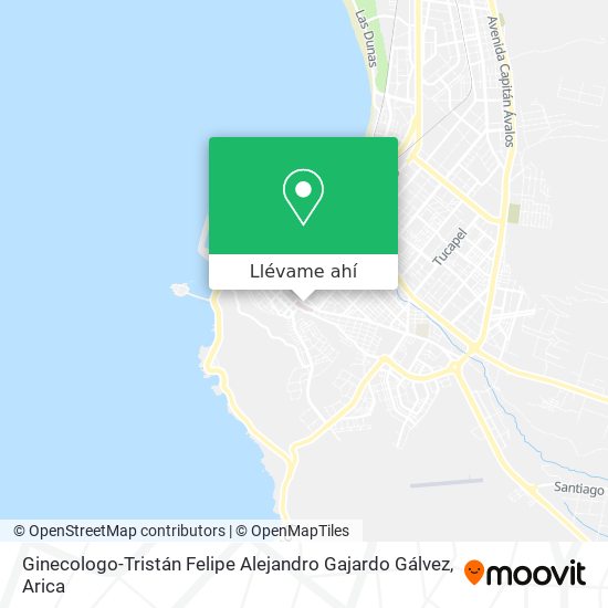 Mapa de Ginecologo-Tristán Felipe Alejandro Gajardo Gálvez