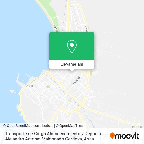 Mapa de Transporte de Carga Almacenamiento y Deposito-Alejandro Antonio Maldonado Cordova