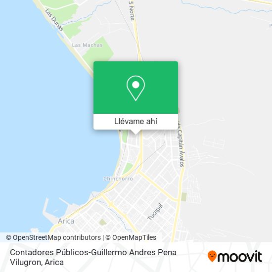 Mapa de Contadores Públicos-Guillermo Andres Pena Vilugron
