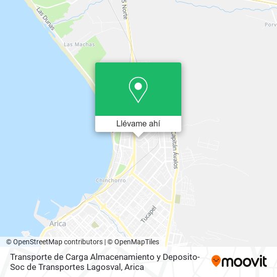 Mapa de Transporte de Carga Almacenamiento y Deposito-Soc de Transportes Lagosval