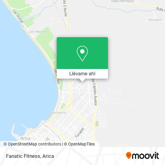 Mapa de Fanatic Fitness