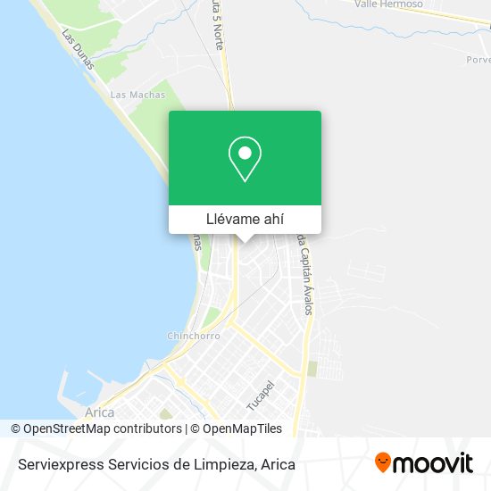 Mapa de Serviexpress Servicios de Limpieza