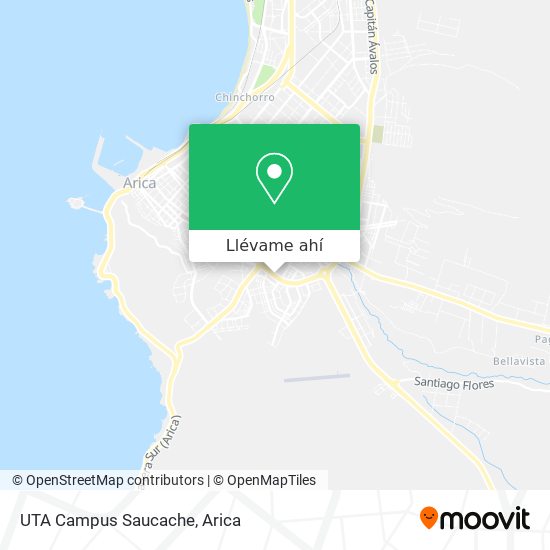 Mapa de UTA Campus Saucache