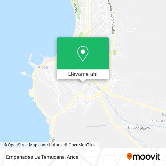 Mapa de Empanadas La Temucana