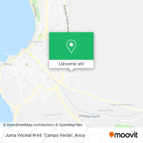 Mapa de Junta Vecinal N-66 "Campo Verde"