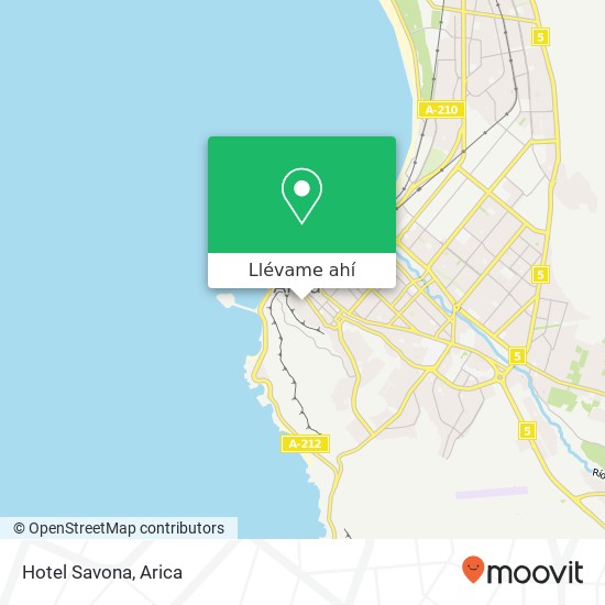 Mapa de Hotel Savona