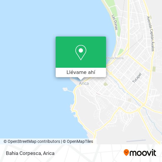 Mapa de Bahia Corpesca