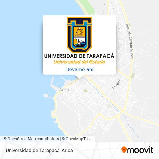 Mapa de Universidad de Tarapacá