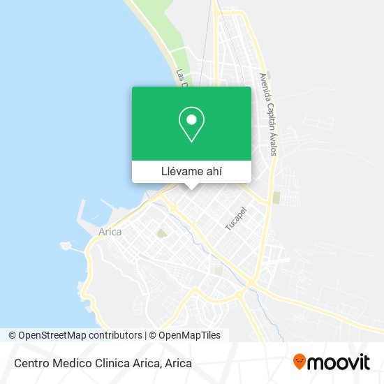Mapa de Centro Medico Clinica Arica