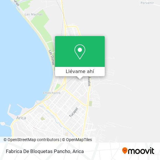 Mapa de Fabrica De Bloquetas Pancho