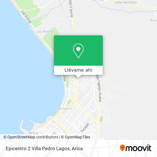 Mapa de Epicentro 2 Villa Pedro Lagos
