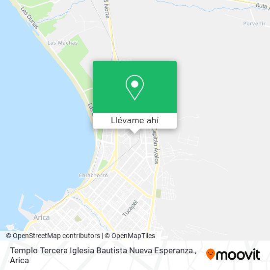 Mapa de Templo Tercera Iglesia Bautista Nueva Esperanza.