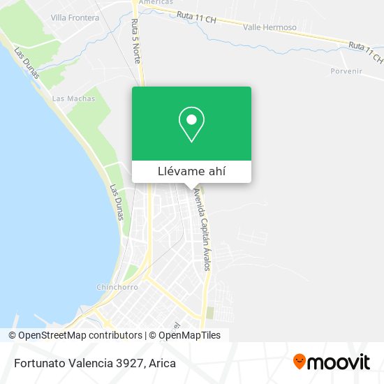 Mapa de Fortunato Valencia 3927