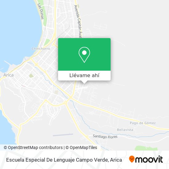 Mapa de Escuela Especial De Lenguaje Campo Verde