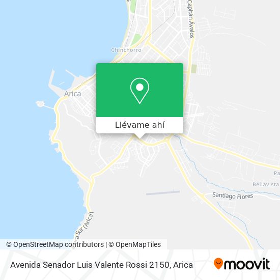 Mapa de Avenida Senador Luis Valente Rossi 2150