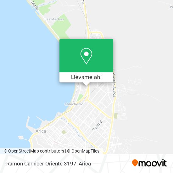 Mapa de Ramón Carnicer Oriente 3197