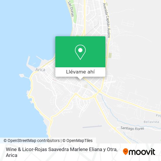 Mapa de Wine & Licor-Rojas Saavedra Marlene Eliana y Otra