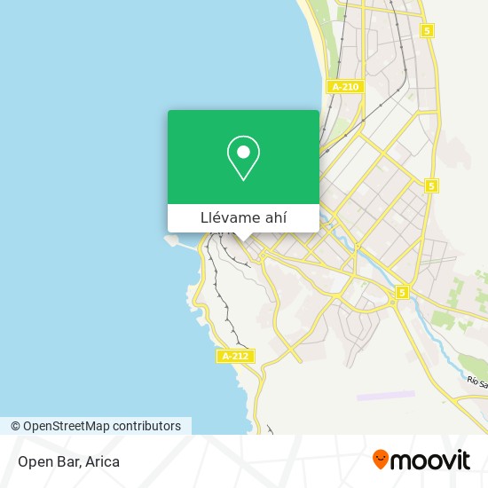 Mapa de Open Bar