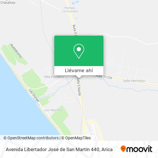 Mapa de Avenida Libertador José de San Martín 440
