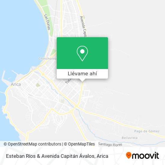 Mapa de Esteban Ríos & Avenida Capitán Ávalos