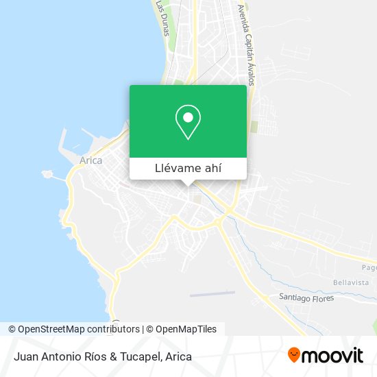 Mapa de Juan Antonio Ríos & Tucapel