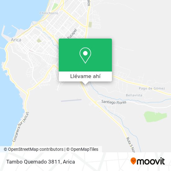 Mapa de Tambo Quemado 3811