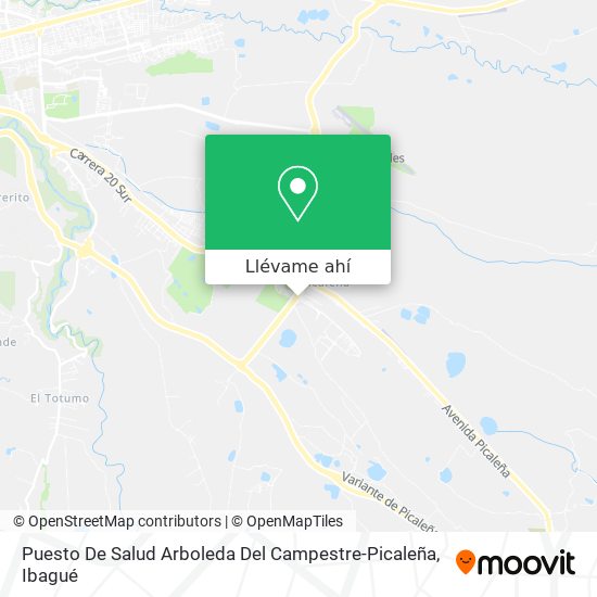 Mapa de Puesto De Salud Arboleda Del Campestre-Picaleña