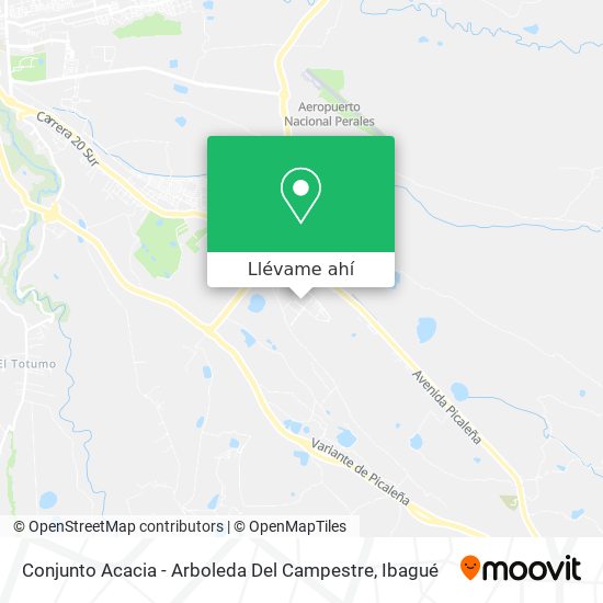 Mapa de Conjunto Acacia - Arboleda Del Campestre