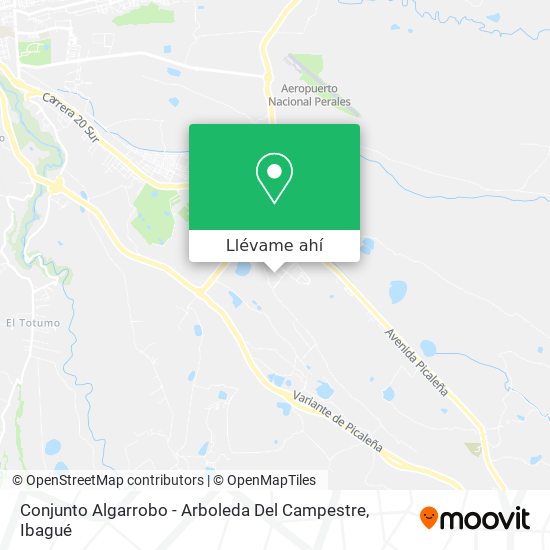 Mapa de Conjunto Algarrobo - Arboleda Del Campestre