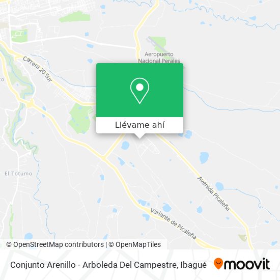 Mapa de Conjunto Arenillo - Arboleda Del Campestre