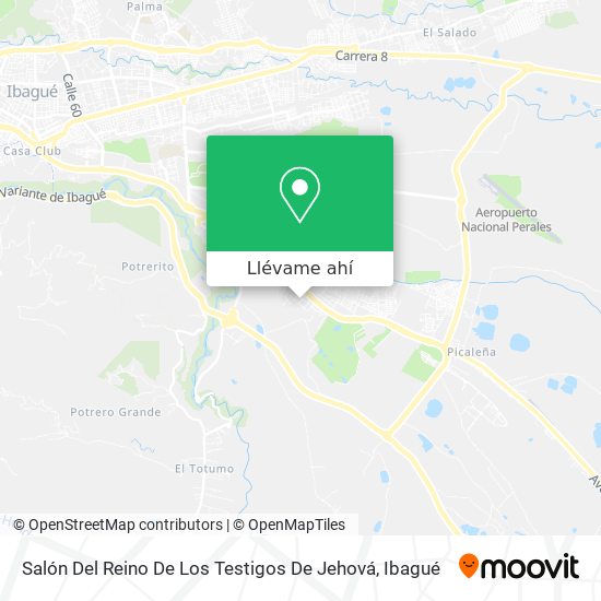 Mapa de Salón Del Reino De Los Testigos De Jehová