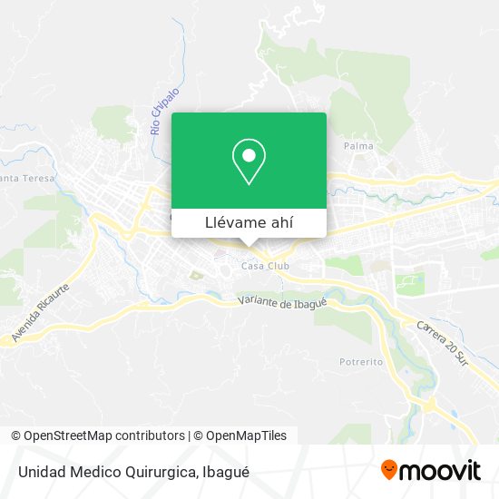 Mapa de Unidad Medico Quirurgica