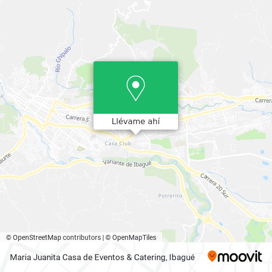 Mapa de Maria Juanita Casa de Eventos & Catering