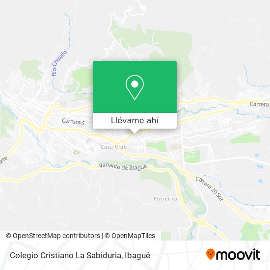 Mapa de Colegio Cristiano La Sabiduria