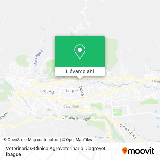 Mapa de Veterinarias-Clínica Agroveterinaria Diagrovet