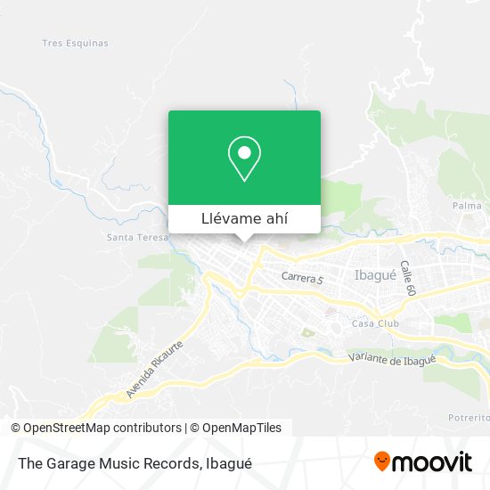 Mapa de The Garage Music Records