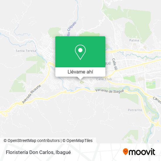 Mapa de Floristería Don Carlos
