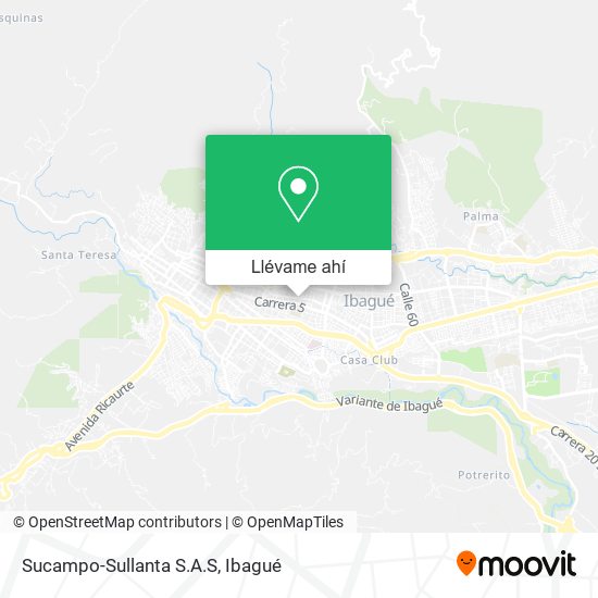 Mapa de Sucampo-Sullanta S.A.S