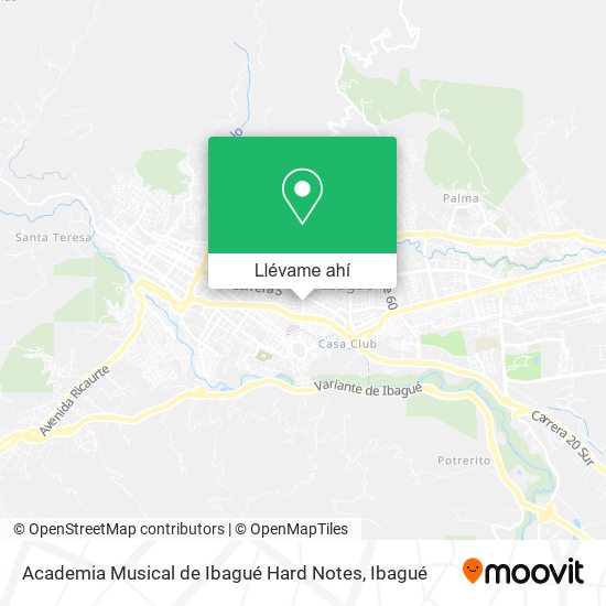 Mapa de Academia Musical de Ibagué Hard Notes