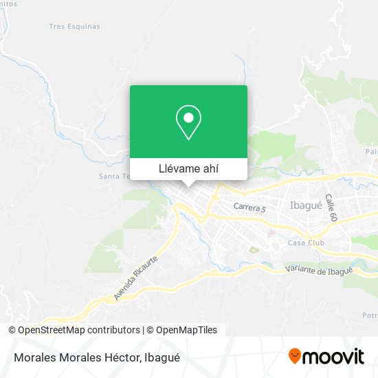 Mapa de Morales Morales Héctor