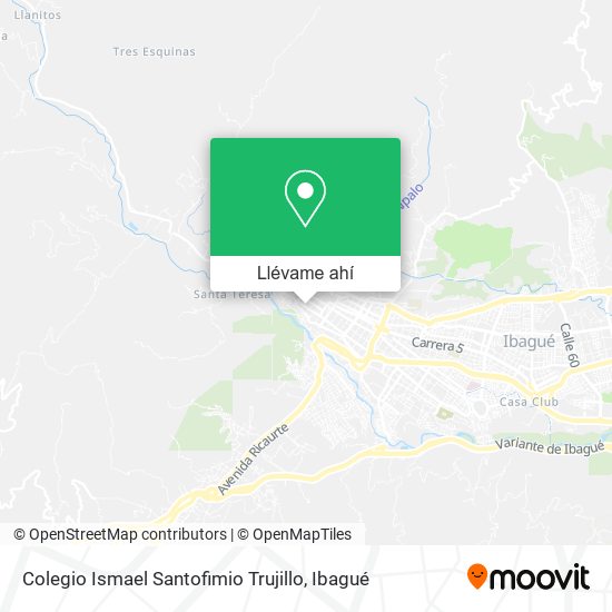 Mapa de Colegio Ismael Santofimio Trujillo