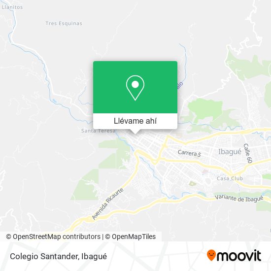 Mapa de Colegio Santander