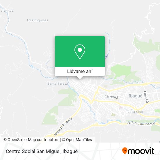 Mapa de Centro Social San Miguel