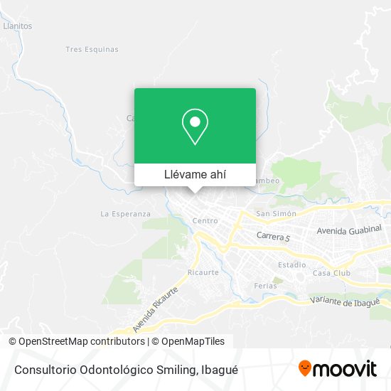 Mapa de Consultorio Odontológico Smiling