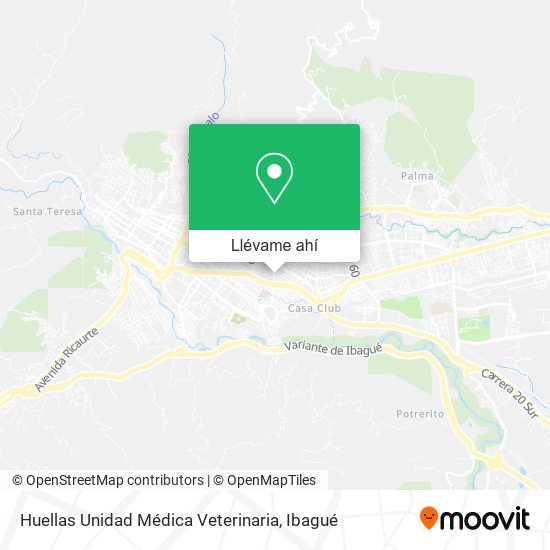 Mapa de Huellas Unidad Médica Veterinaria